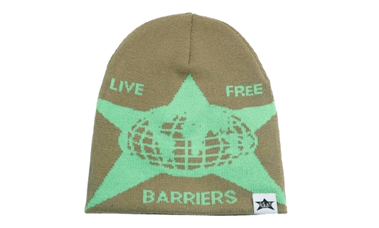 Live Free Beanie "Brown" BAR08