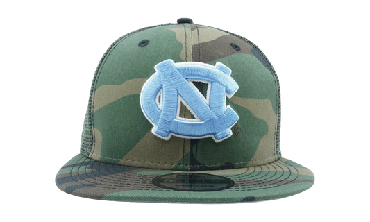 9FIFTY North Carolina Tar Heels Camo Truck D3 Snapback Hat "Camo" NE819