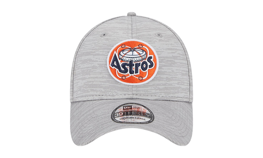 39THIRTY Houston Astros 2023 Clubhouse Flex Fit Hat "Gray / Black - Under Brim" NE858