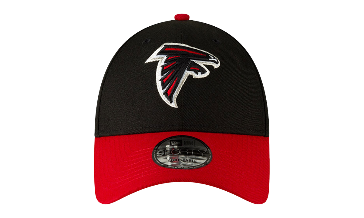 9FORTY Atlanta Falcons Strapback Hat "Black / Red - Brim" NE697