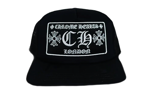 TRUCKER HAT "LONDON - Black/White" CHRM0939