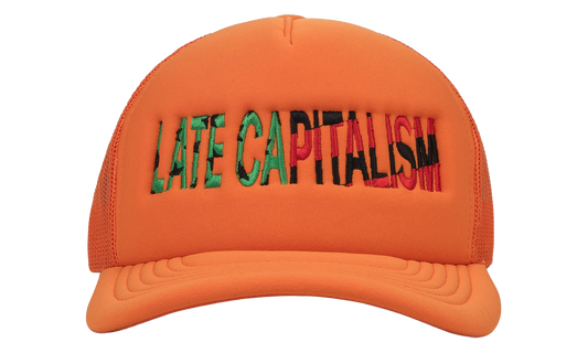 Late Capitalism Trucker Hat "Orange" DT893
