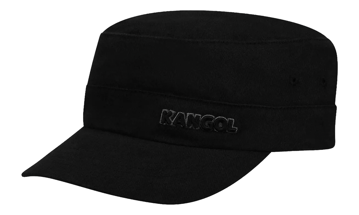 Cotton Twill Army Cap "Black" 9720BC BK001