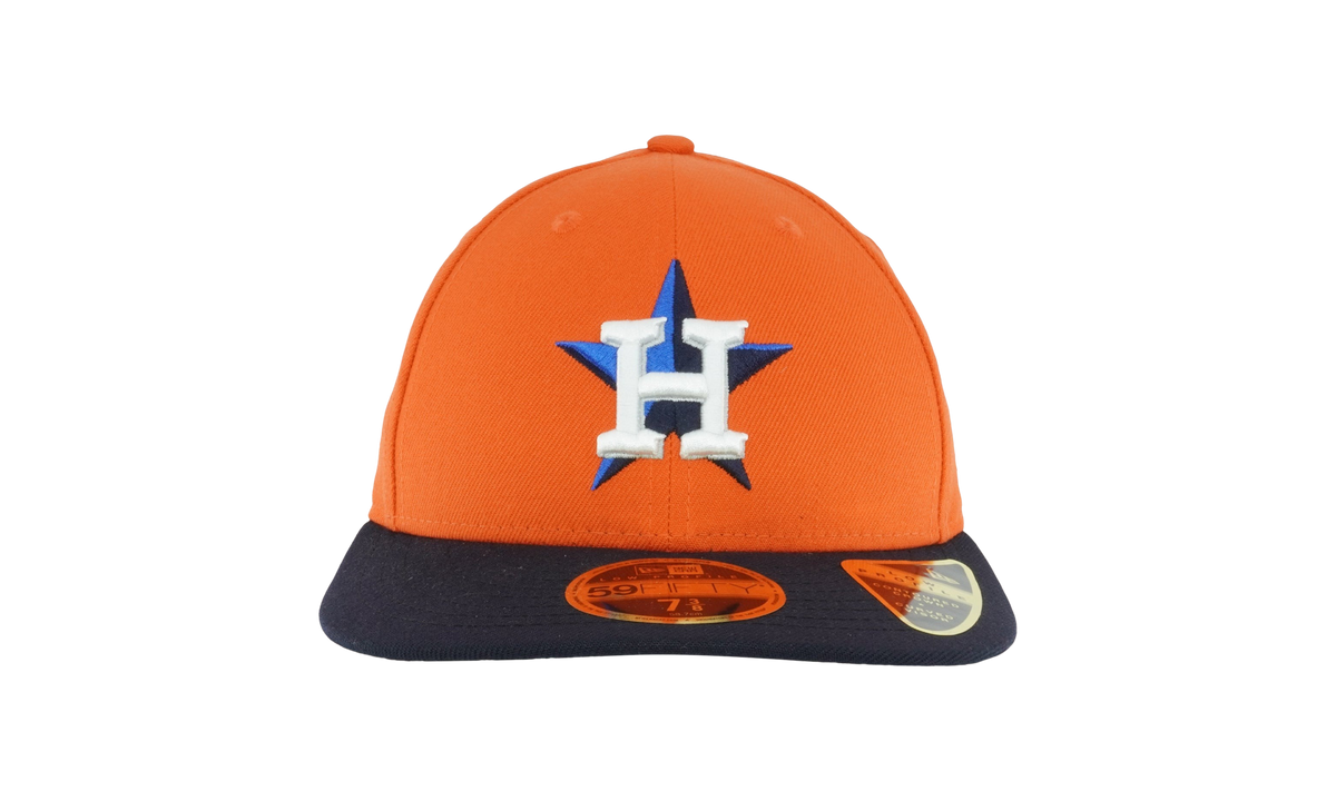 59FIFTY Houston Astros 2017 Low Profile Authentic Fitted Hat "Dark Orange / Black - Under Brim" NE981