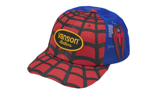 Vanson Leathers® Spider-Man Mesh Back 6-Panel "SS26 - Red" SU27751