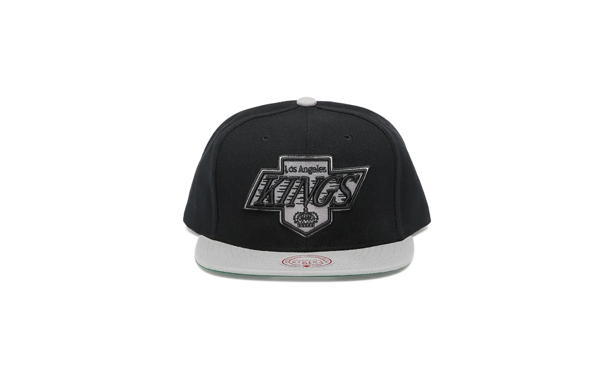 NHL Team 2 Tone 2.0 Snapback Cap "Los Angeles Kings - Black / Grey" HHSS5367 LAKYYPPPBKGY