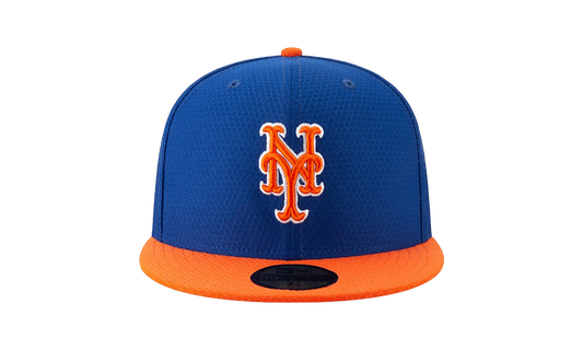 59FIFTY New York Mets 2016 Diamond Era Authentic Fitted Hat "Blue / Orange - Brim" NE585