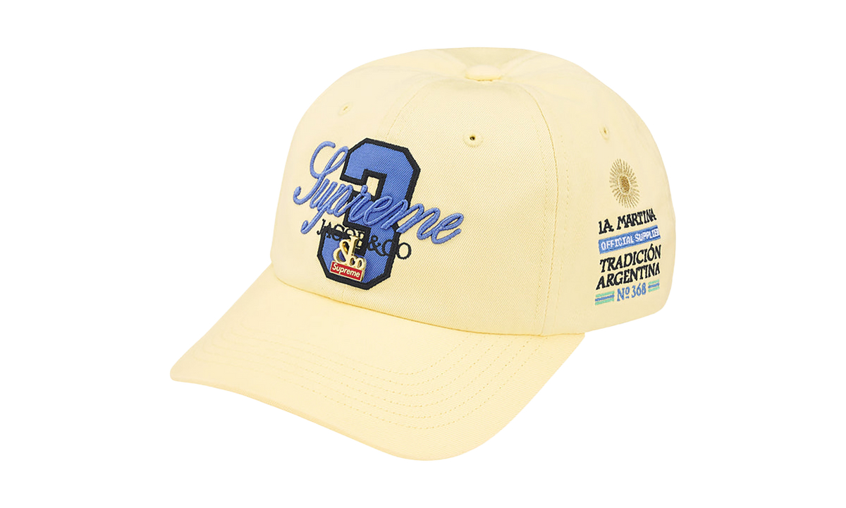 La Martina 6-Panel "SS26 - Light Yellow" SU27835