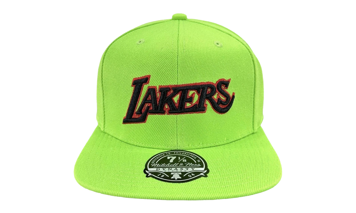 NBA Hardwood Classics Candy Apple Fitted Cap "Los Angeles Lakers - Light Green" 6HSFMM21055 LALLTGN