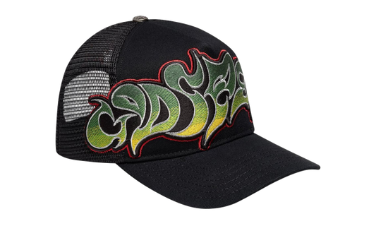 GS Neo Trucker Hat "Black / Yellow / Red" GS133