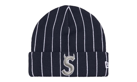 New Era Devil S Logo Beanie "SS26 - Stripe Navy" SU27488