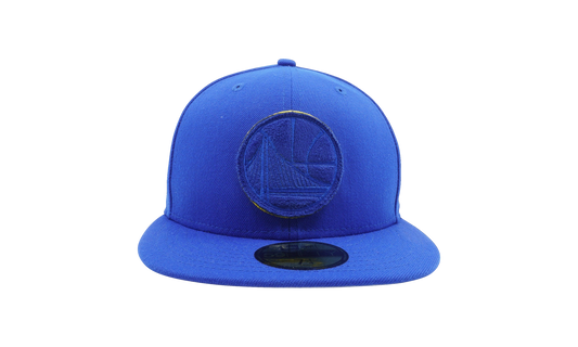 59FIFTY Golden State Warriors Suede Patcher Fitted Hat "Blue" NE1150