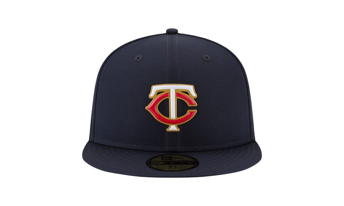 59FIFTY Minnesota Twins Authentic BP Fitted Hat "Navy / Black - Top Button" NE653