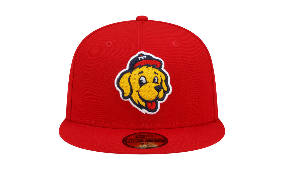 59FIFTY Toledo Mud Hens Theme Night Fitted Hat "Red / Black - Under Brim" NE777