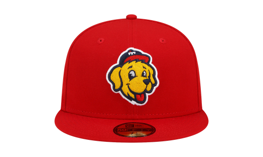 59FIFTY Toledo Mud Hens Theme Night Fitted Hat "Red / Black - Under Brim" NE777