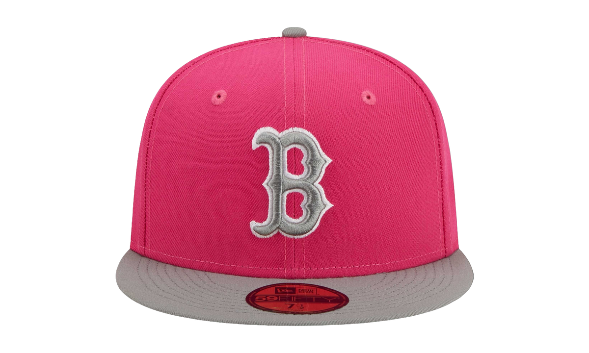 59FIFTY Boston Red Sox 2Tone Color Pack Fitted Hat "Pink/ Grey - Visor" NE912