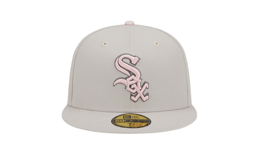 59FIFTY Chicago White Sox Mother’s Day On-Field Fitted Hat "Khaki / Pink - Under Brim" NE903
