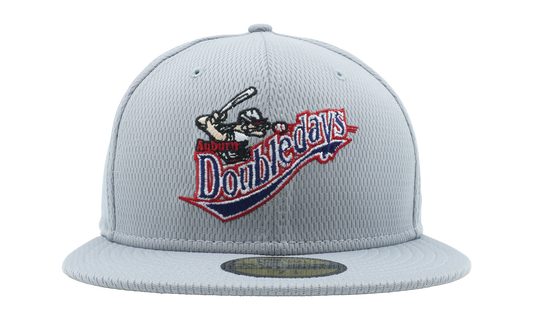 59FIFTY Auburn Doubledays Batting Practice Fitted Hat "Gray" NE737