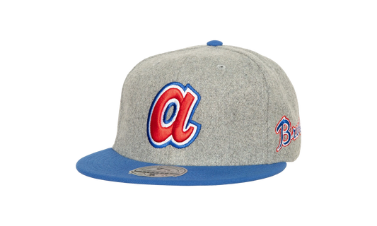 MLB Cooperstown Meltdown Fitted Cap "Atlanta Braves - Grey" HHSF7207 ABRYYPPPGREY