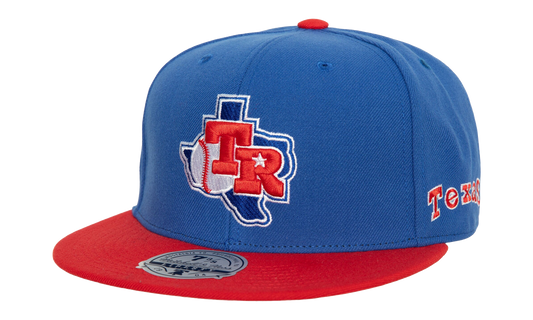 MLB Cooperstown Bases Loaded Fitted Cap "Texas Rangers - Blue" HHSF6681 TRNYYPPPBLUE