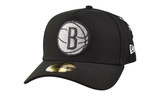 59FORTY NBA26 Brooklyn Nets Rhinestones Fitted Hat "Black" 60861352