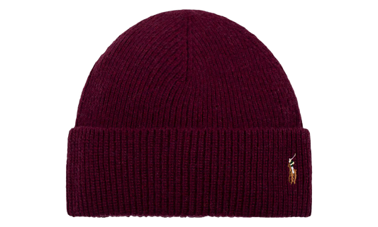 Signature Cuff Heather Knit Beanie Hat "Aged Wine" PC0483 600