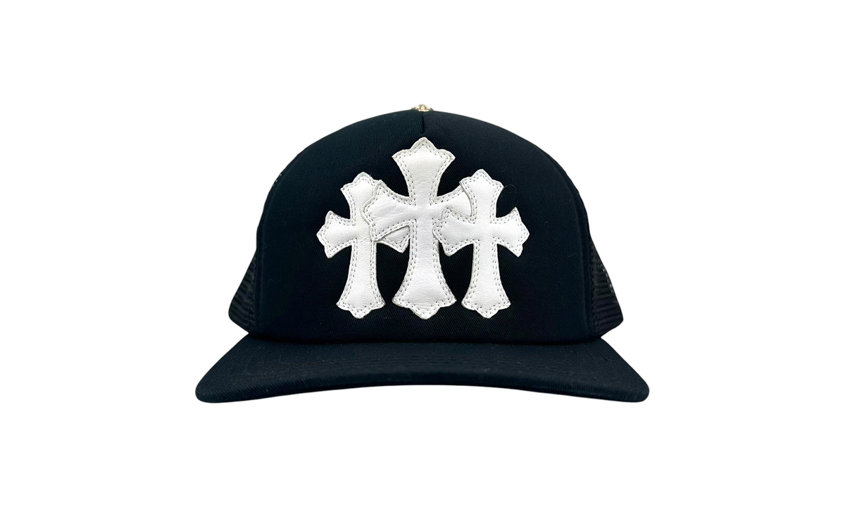 Cemetary Cross CH Trucker Hat "Black/White" CHRM0633