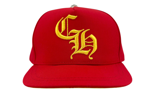 Embroidered CH Logo Baseball Hat GS "Red Yellow" CHRM1395