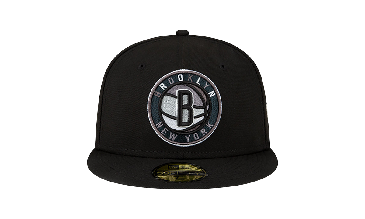 59FIFTY Brooklyn Nets Fitted Hat "Black / Grey - Under Brim" NE1090