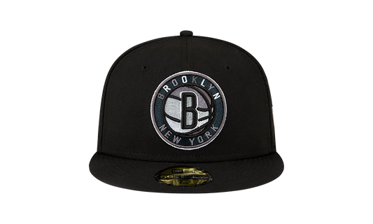 59FIFTY Brooklyn Nets Fitted Hat "Black / Grey - Under Brim" NE1090