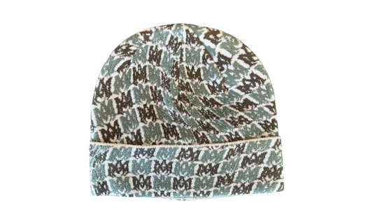 MA Swirl Logo Beanie "Beige / Green / Brown" AMR014