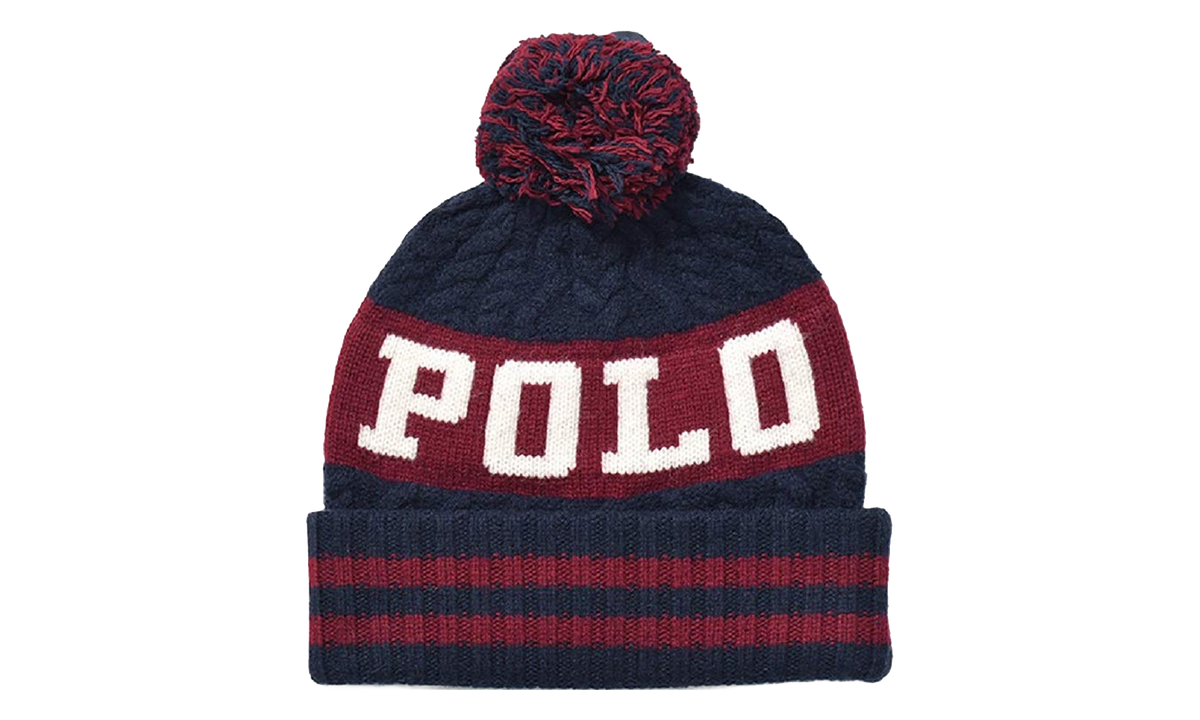 Cable Pom Hat "Blue" PC0648 411