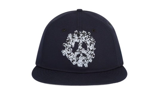 Peace Wreath Snapback Hat "Navy" DT572