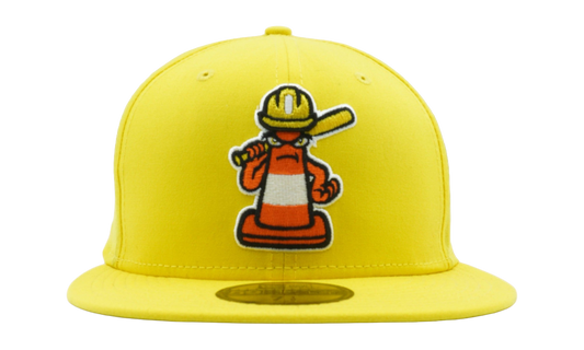 59FIFTY Charlotte Knights Theme Night 'Traffic Cones' Fitted Hat "Yellow" NE766