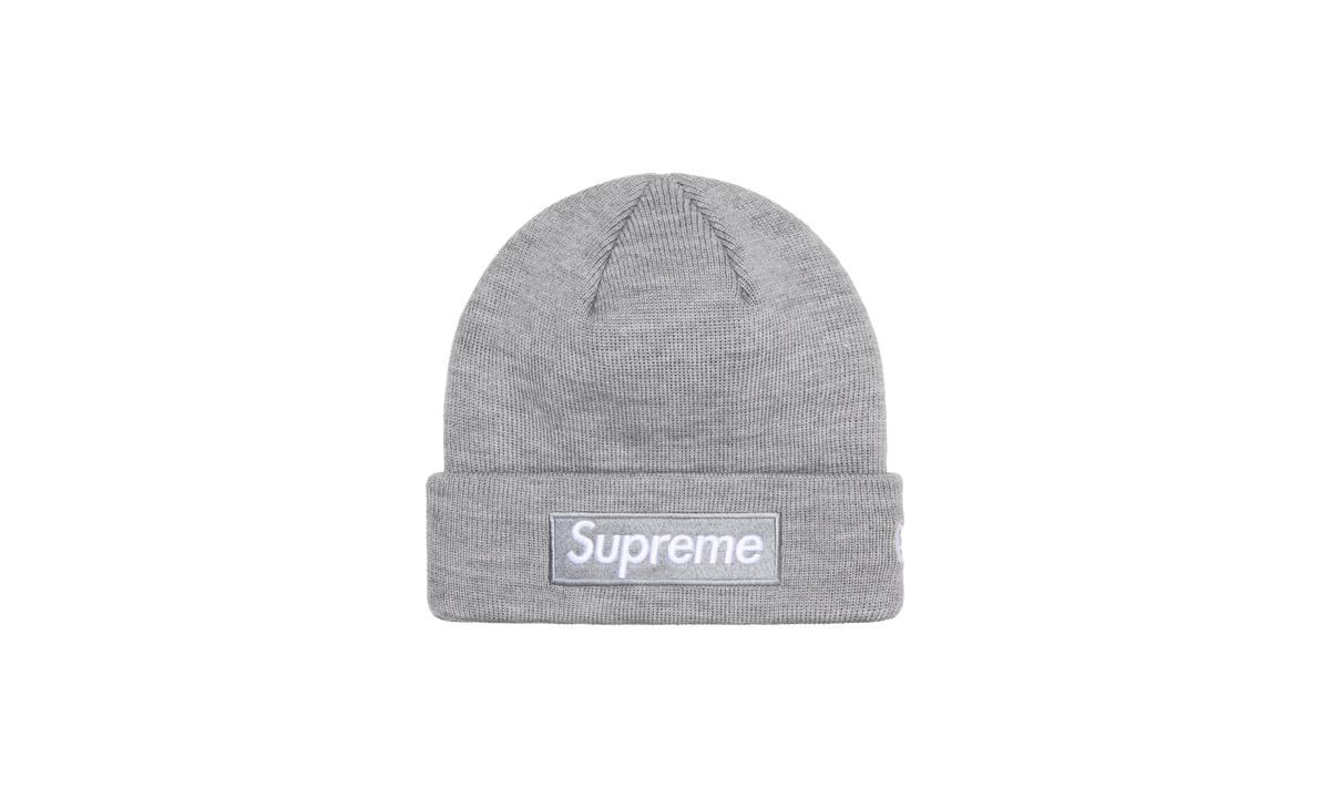 New Era® Box Logo Beanie "FW24 Heather Grey" SU935