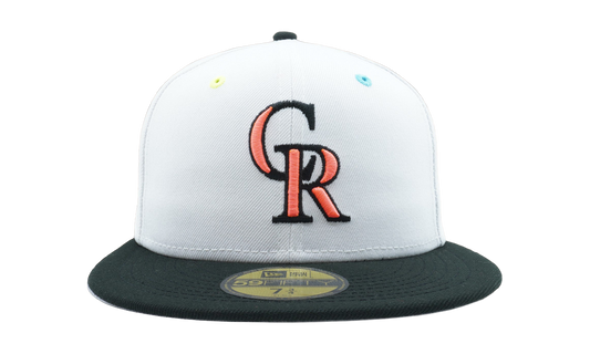 59FIFTY Colorado Rockies 25th Anniversary Fitted Hat "Light Grey / Dark Green/ Grey - Under Brim" NE830