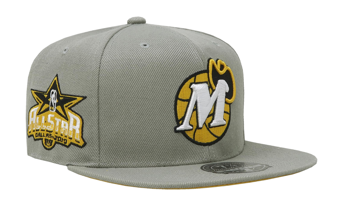 NBA Hardwood Classics Fitted Cap "Dallas Mavericks - Sunny Gray" 6HSFDX21134 DMAGREY