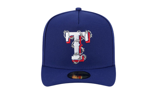 59FIFTY Texas Rangers Fence A-Frame Fitted Hat "Blue" 60693493