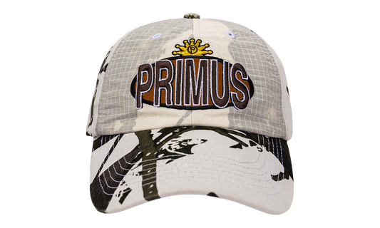 Brown Album layered 6 Panel Strapback Hat "Snow" P26SU052
