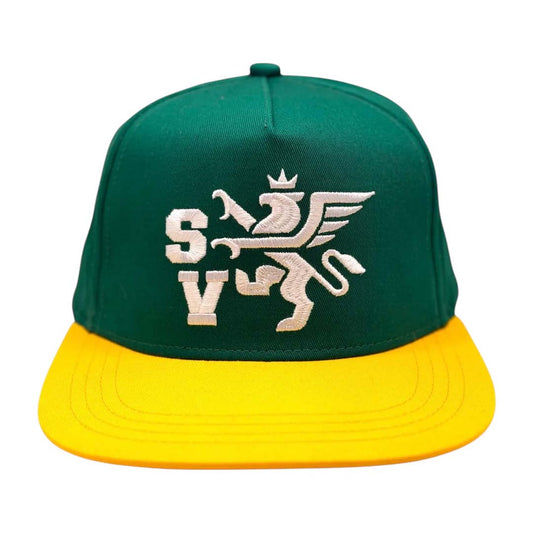 Saint Vanity Griffin Green Yellow Hat