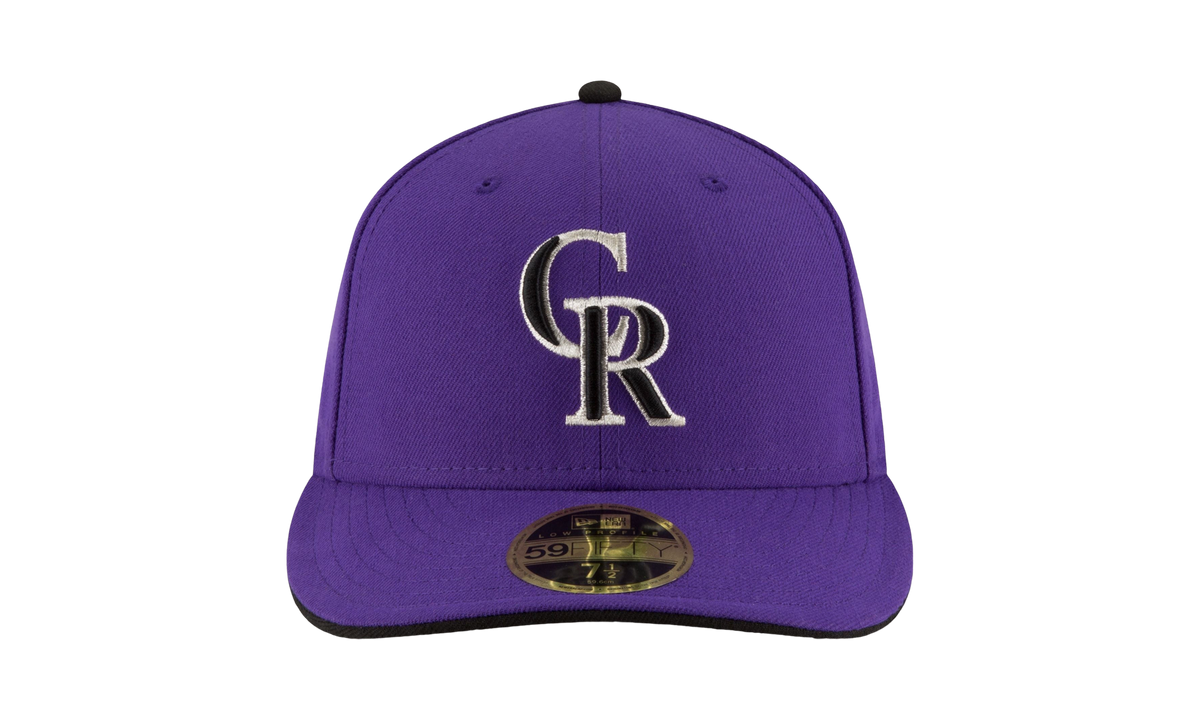 59FIFTY Colorado Rockies 2017 Low Profile Authentic Fitted Hat "Purple" NE973