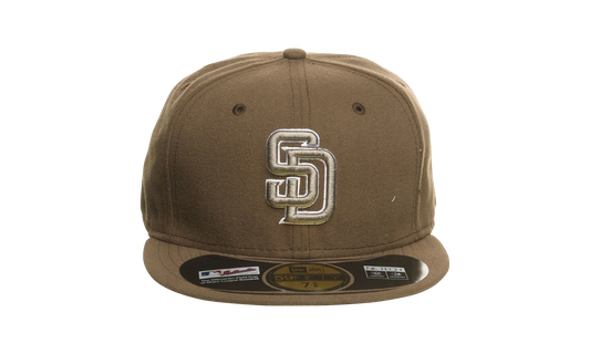59FIFTY San Diego Padres Authentic Fitted Hat "Brown / Black - Under Brim" NE931