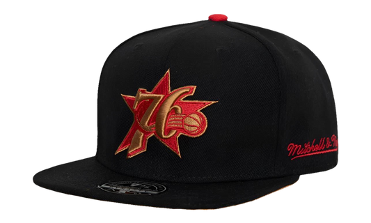 NBA Return of the Mac Fitted Cap "Philadelphia 76ers - Black" 6HSFSH21335 P76BLCK
