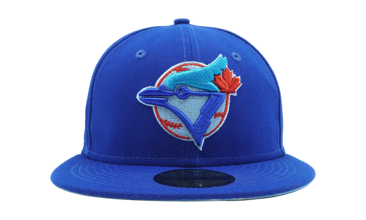 59FIFTY Toronto Blue Jays Cloud Under Fitted Hat "Blue / Sky Blue Cloud - Under Brim" NE815