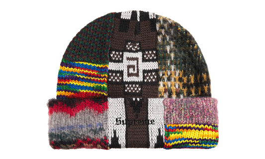 Patchwork Beanie "SS26 - Brown" SU27644