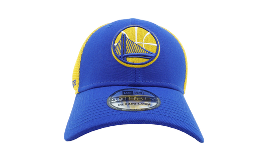39THIRTY Golden State Warriors 2-Time Sided Fitted Hat "Blue and Yellow | Yellow - Under Brim" NE686
