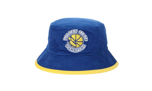 NBA Hardwood Classics Team Cord Bucket Hat "Golden State Warriors - Royal" HBKB5809 GSWYYPPPROYA