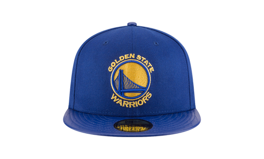 59FIFTY Golden State Warriors Trophy Champ Fitted Hat "Blue / Yellow - Under Brim" NE599