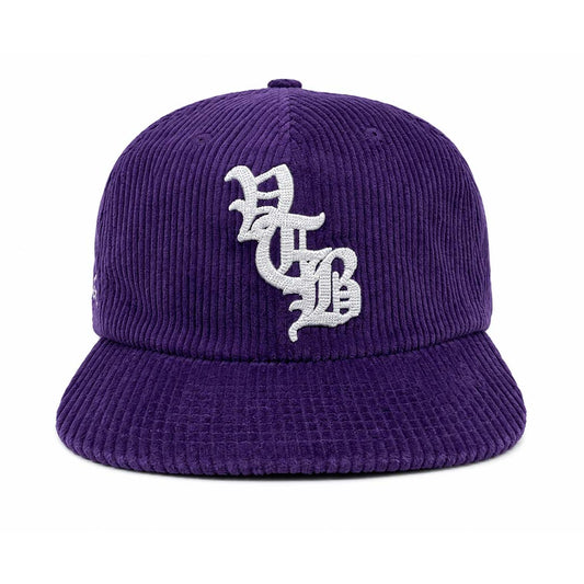 Vertabrae Purple Corduroy Snapback Hat