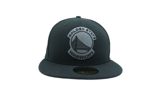 59FIFTY Golden State Warriors Hexshine Logo Fitted Hat "Charcoal / Grey - Under Brim" NE1131